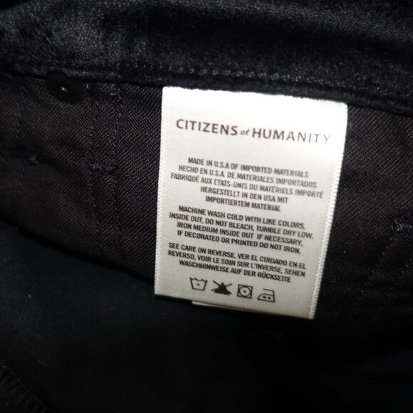 Citizens of Humanity Women's Harlow Ankle Mid Rise Slim Velvet Jeans Size 29 NWT - Picture 8 of 11